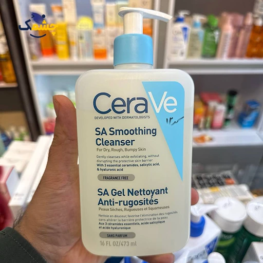 شوینده و پاک کننده سراوی CeraVe SA Smoothing Cleanser حجم 437 میل