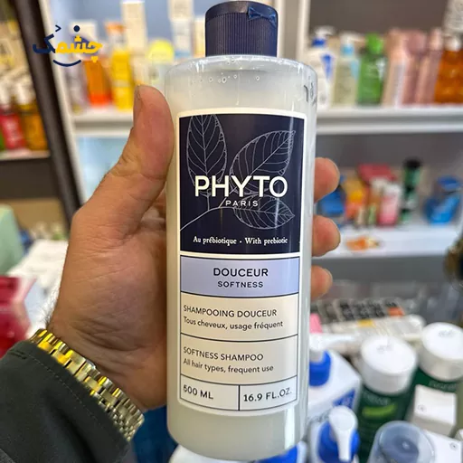 قیمت شامپو فیتو ضد ربزش مو حجم 500 میل-PHYTO Shampooing Douceur