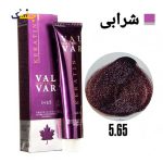 رنگ مو وال وار شرابی روشن سری شرابی شماره 5.65 حجم 120 میلی لیتر