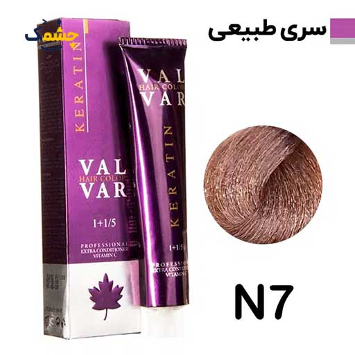 n7 رنگ مو وال وار بلوند روشن سری طبیعی شماره N7 حجم 120 میلی لیتر