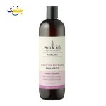 شامپو تقویت کننده مو سوکین مدل sensitive micellar مناسب پوست سر حساس و دارای خارش و التهاب حجم 500 میلی لیتر