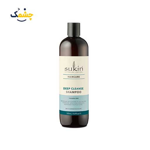 شامپو مو سوکین مدل deep cleanse مناسب مو و کف سر چرب حجم 500 میلی لیتر