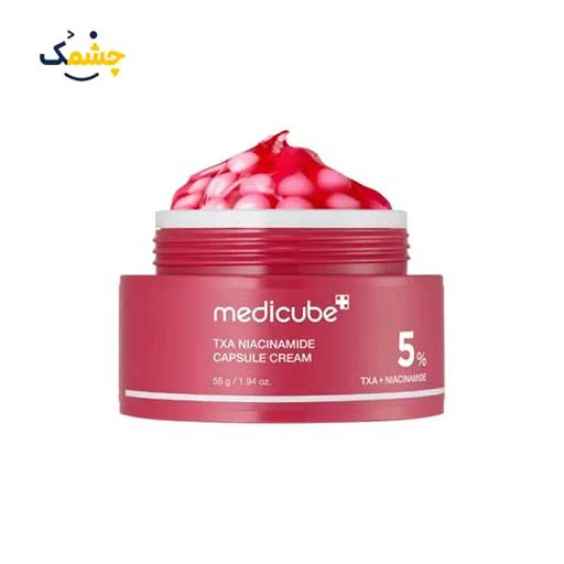 کرم کپسولی روشن‌کننده و ضد لک مدیکوب مدل TXA Niacinamide حجم ۵۵ میلی‌لیتر