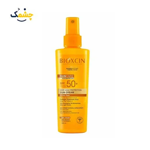 خرید اسپری ضد آفتاب بیوکسین SPF 50 آبرسان و ضد جوش | چشمک