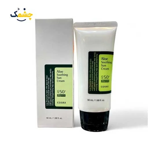 خرید کرم ضد آفتاب آبرسان و تسکین دهنده آلوئه ورا SPF 50 | چشمک