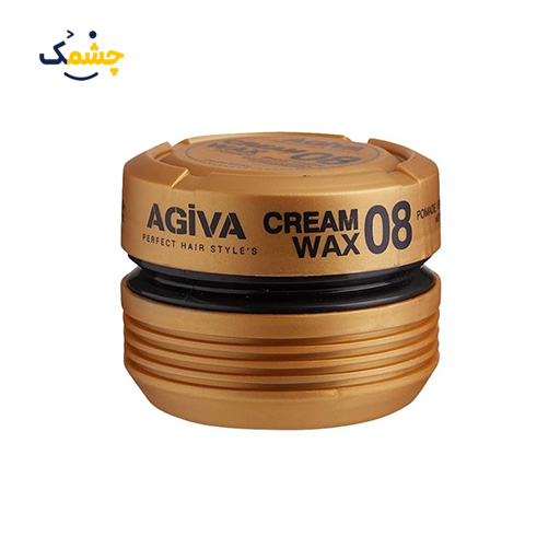 واکس مو آگیوا طلایی براق و مرطوب کننده Agiva Cream Wax 08