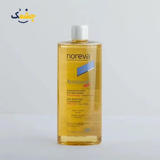 noreva-xerodiane-ap-cleansing-oil-400ml (1) روغن شوینده نوروا Xerodiane AP+ حجم 400 میلیلیتر - Image 1