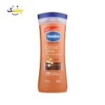 لوسیون بدن وازلین Cocoa Glow حجم ۴۰۰ میلی‌لیتر